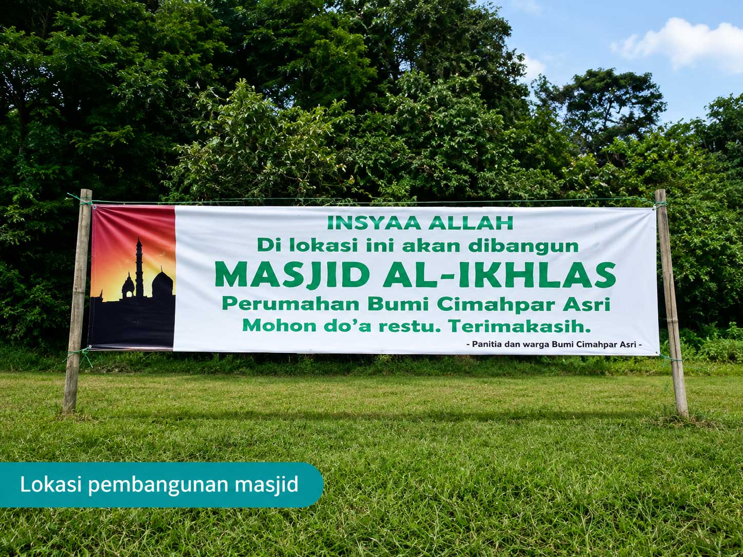 Lokasi Pembangunan Masjid Al Ikhlas